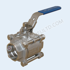 3PC LIGHT SW BALL VALVE